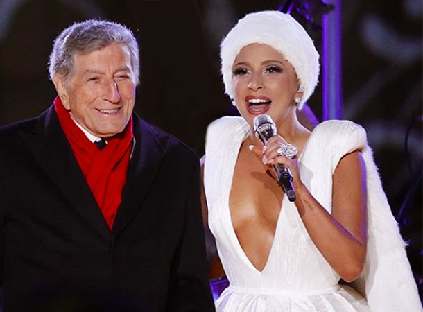 lady gaga tony bennett perform at christmas in rockefeller center lady gaga and tony bennett christmas
