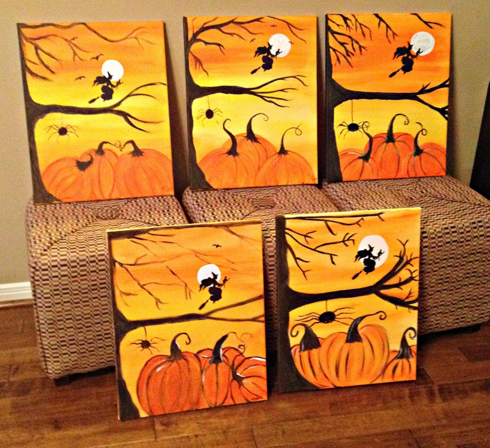 Crafty in Crosby Painting Party and a Wicked Witch Sign