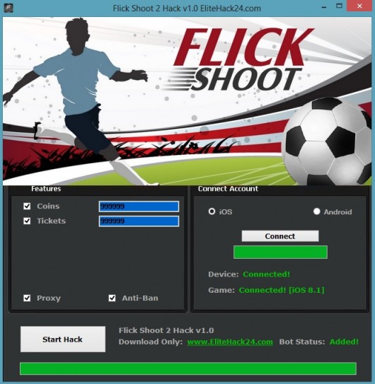 Flick Shoot 2 Hack And Cheat Codes