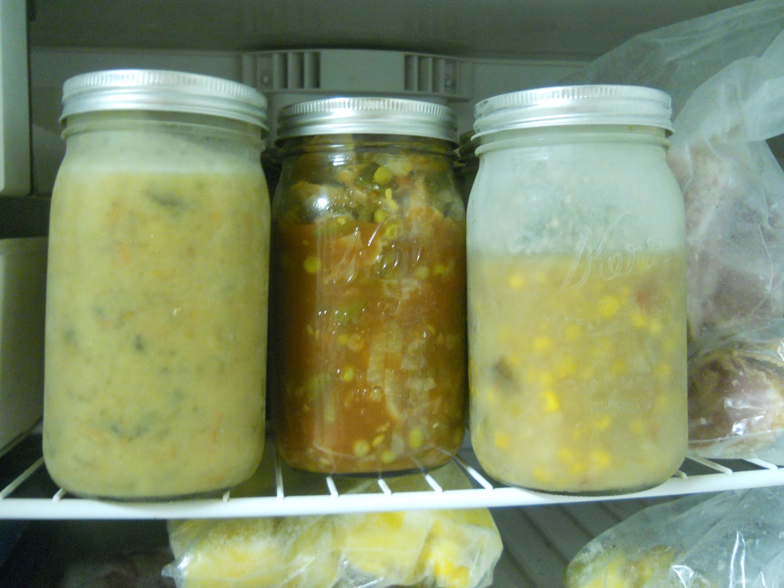 Cajun Strawberry Freezing in Canning Jars