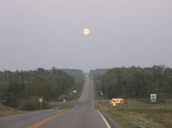 Harvest moon, North Dakota