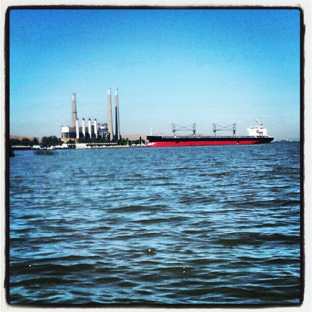 Kayaking the California Delta Pittsburg Marina to Browns Island