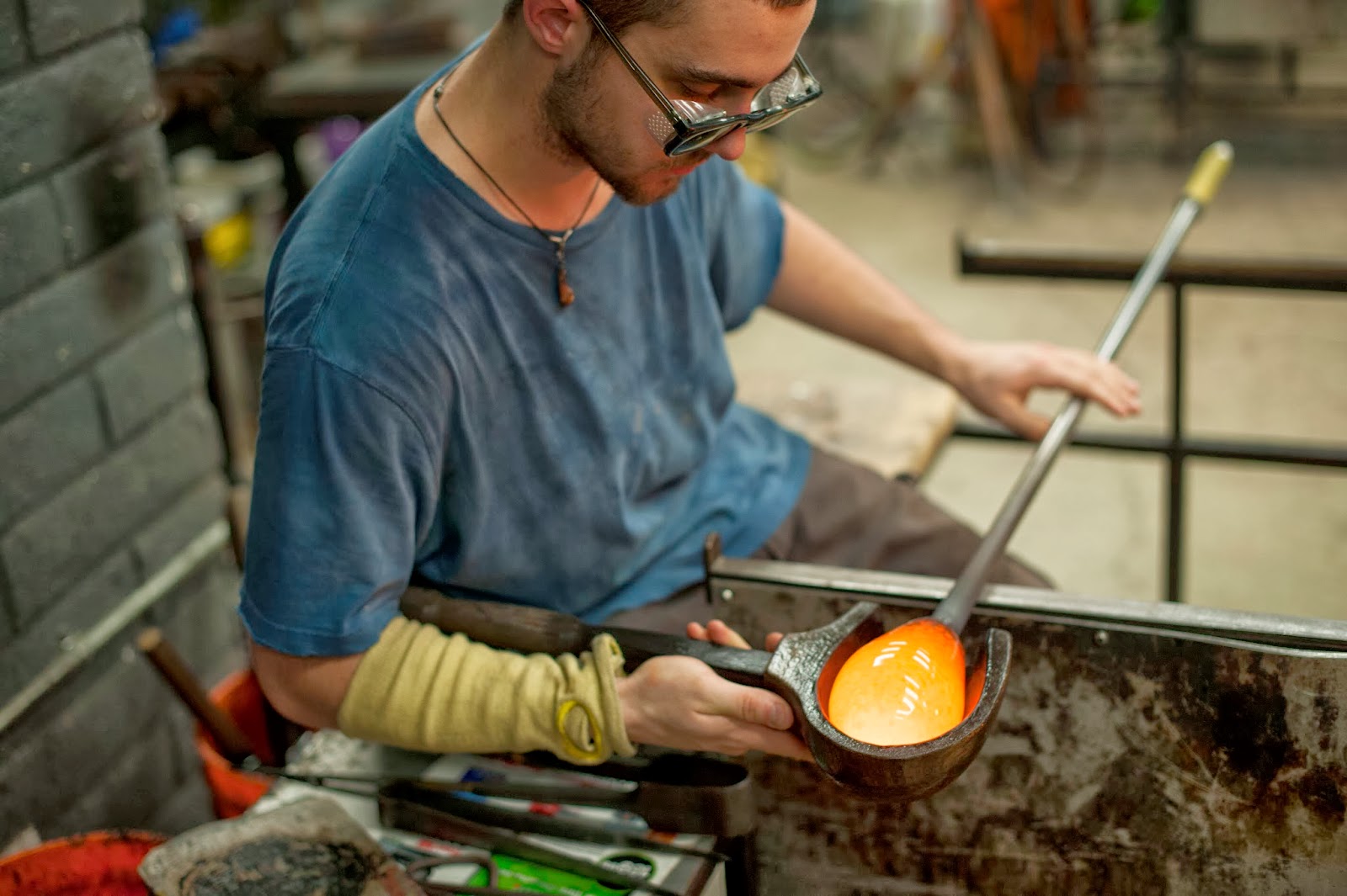 Alexander Chamas Photography Art by Fire Glass Blowing in Issaquah
