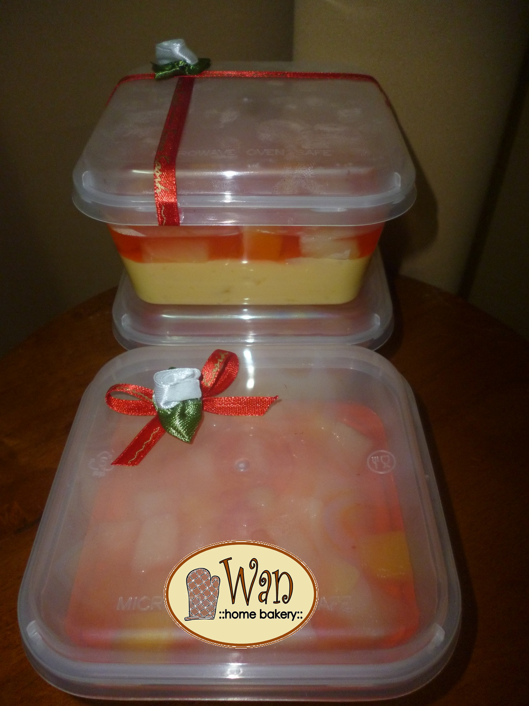 Mama! I Love You DessertPudding Custard Fruit Cocktail