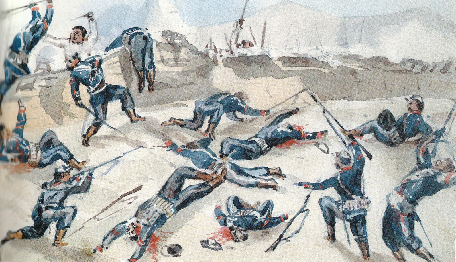 Acuarela Soldado Guerra Del Pacifico Acuarela Soldado Guerra Del Pacifico