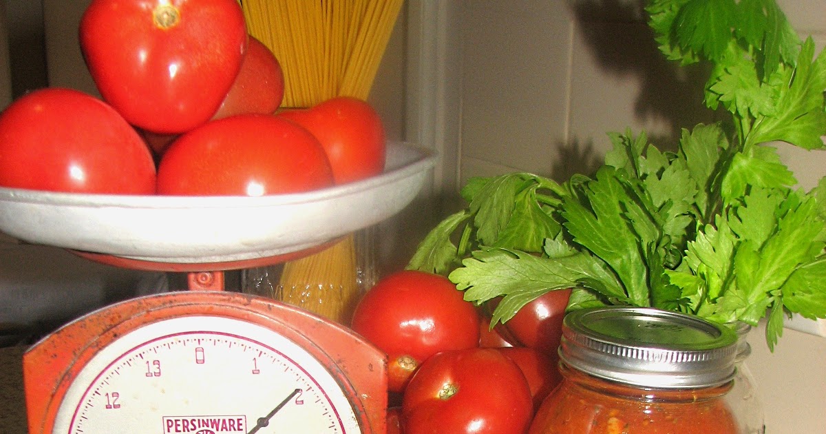 FOOD PRESERVING Spaghetti Sauce (no meat)