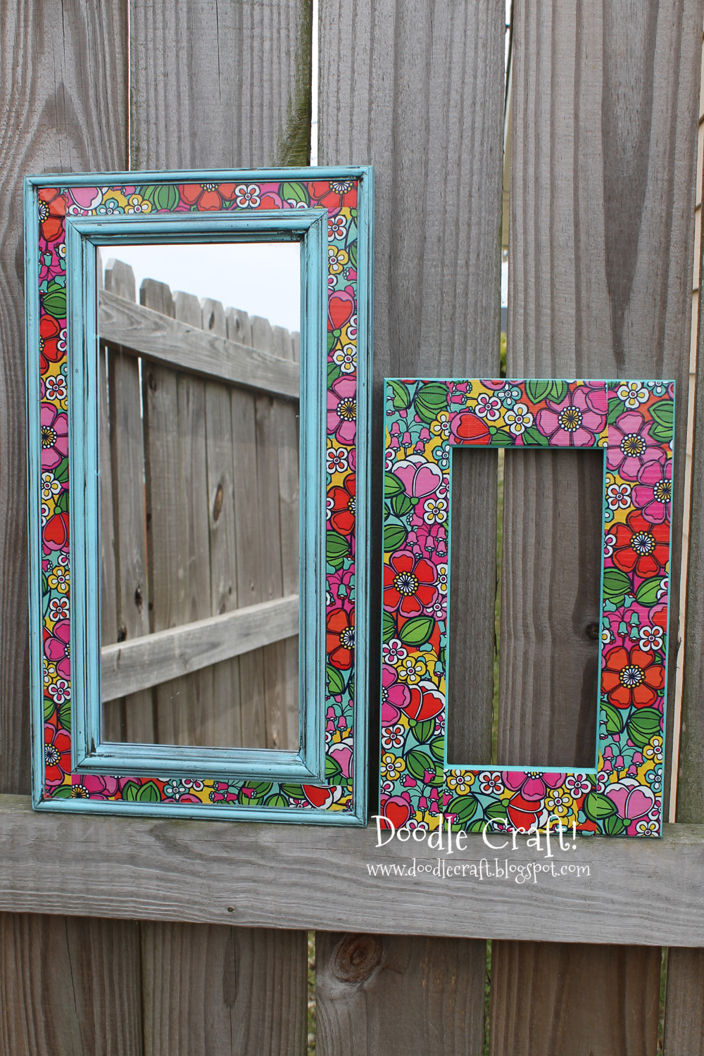Doodlecraft Duct Tape Picture Frame!