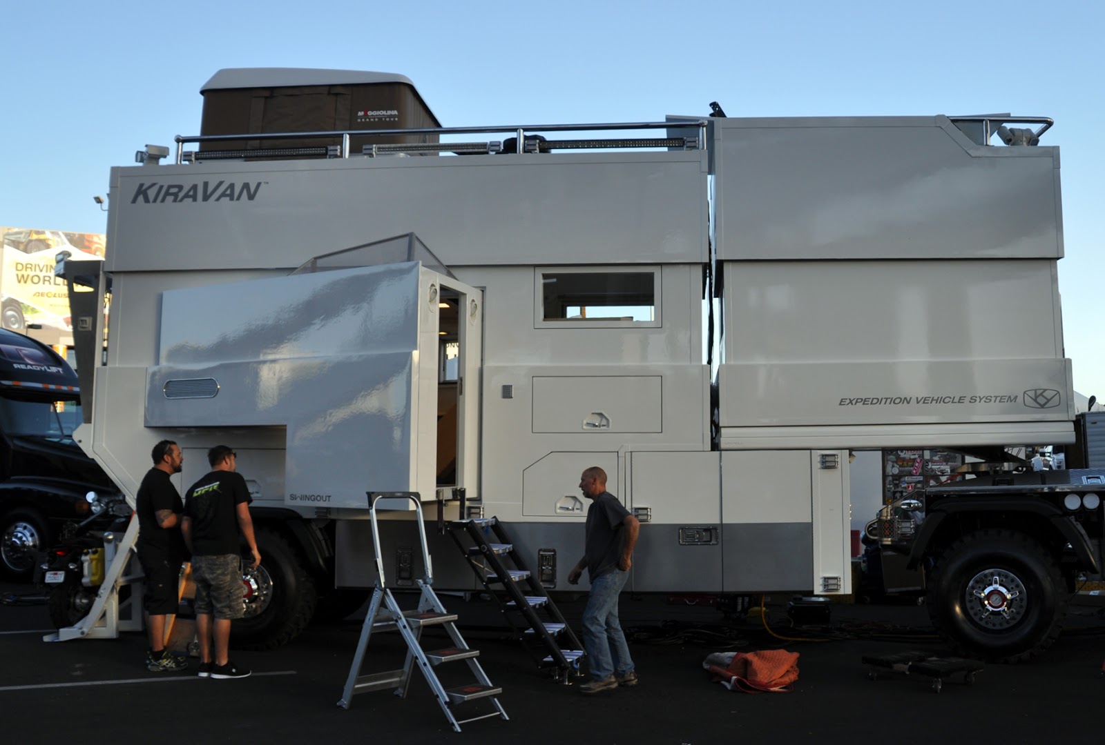 Just A Car Guy Kiravan makes a really impressive expeditionary rig and trailer