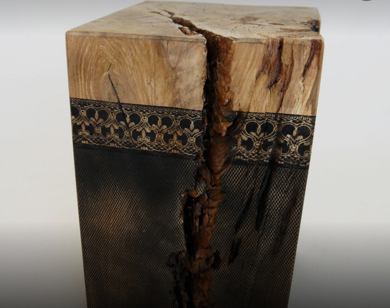 designers block Raw Wood and Lace