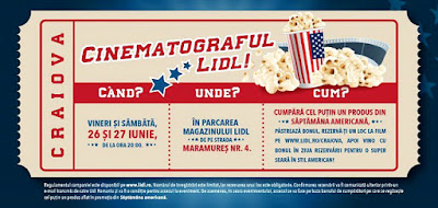 Cinema Lidl in Saptamana Americana la Craiova