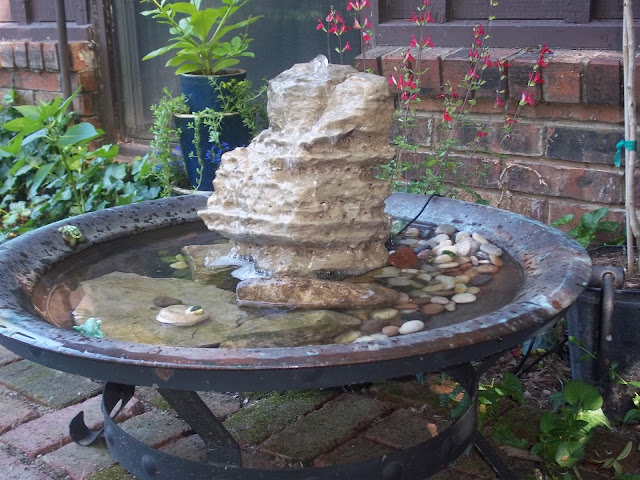 glenda's World : Make a Water Fountain using a Copper Fire Pit