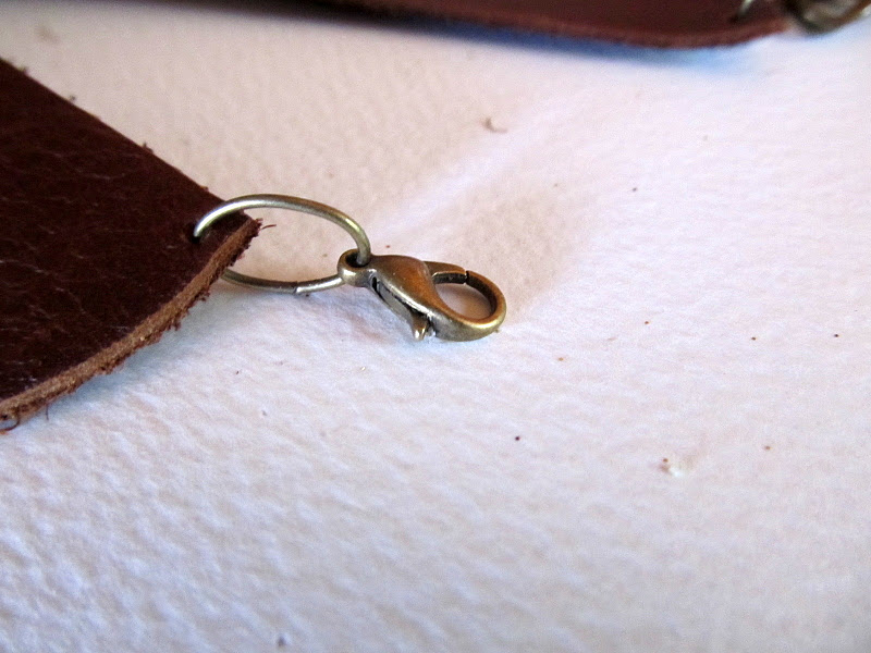 WobiSobi Leather, Collar Necklace DIY