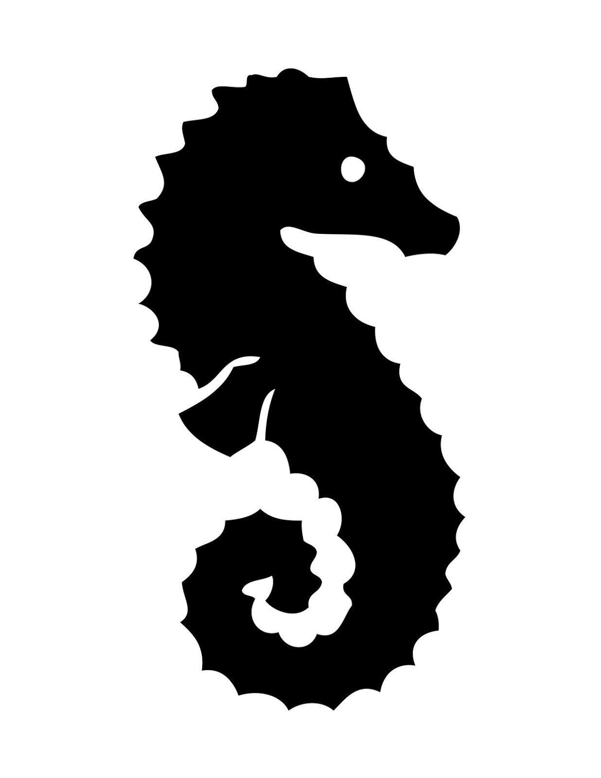 seahorse silhouette
