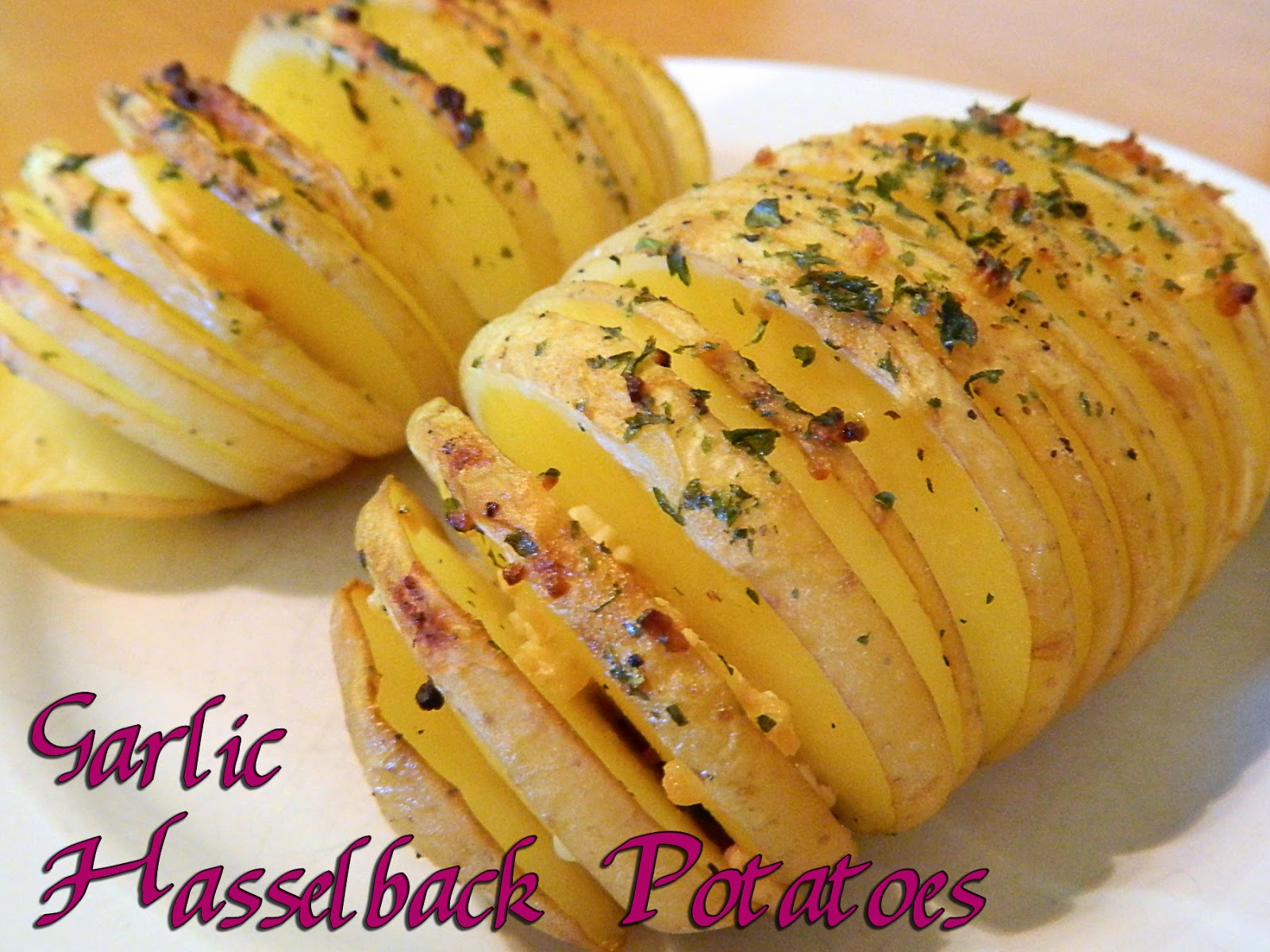 Eating Bariatric Garlic Hasselback Potatoes