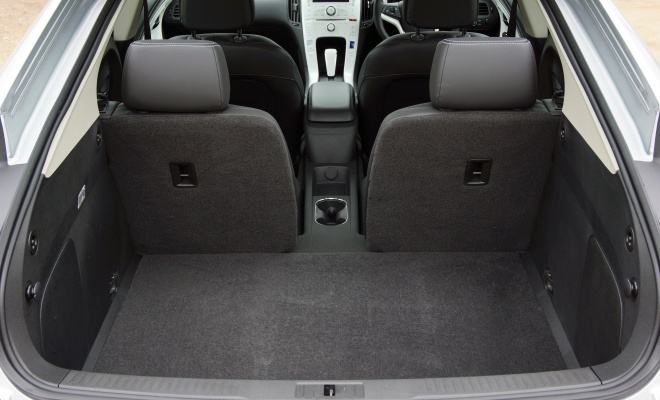 Chevrolet Volt UK boot and rear seats