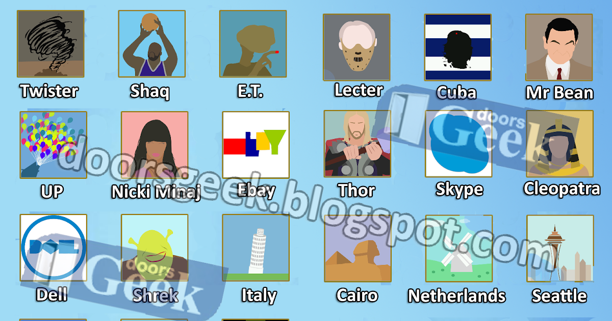 Icomania - What's the Icon? Level 1 ~ Doors Geek