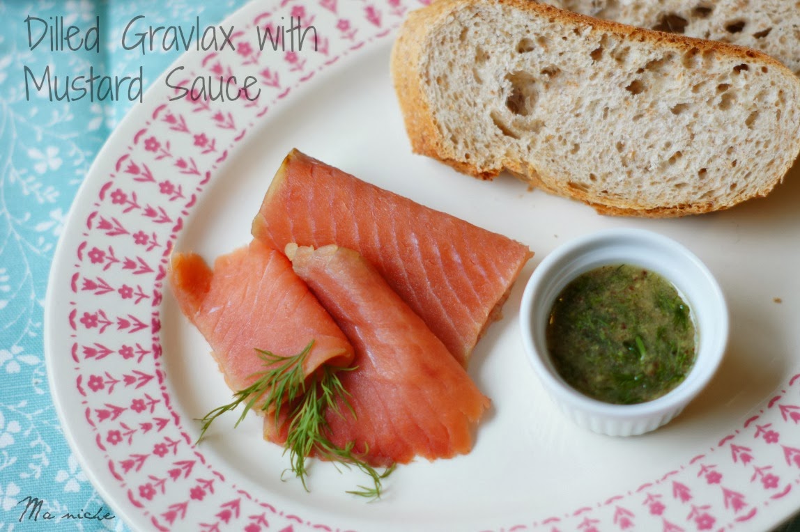 Ma Niche Dilled Gravlax with Mustard Sauce French Fridays with Dorie