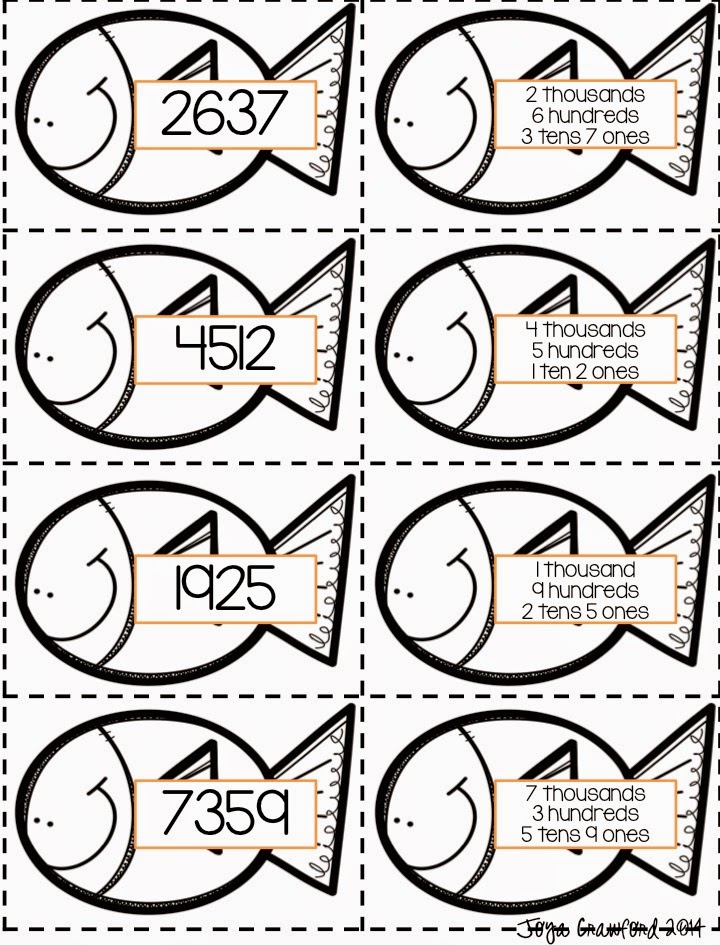 The Best of Teacher Entrepreneurs: MATH - Place Value Go Fish Bundle