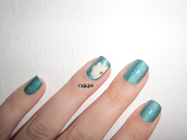 Nail art - Wedding nails - foto con flash