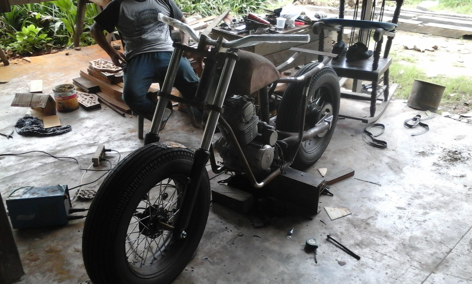 85 Modifikasi Motor Tiger Bobber Terupdate Oneng Motomania