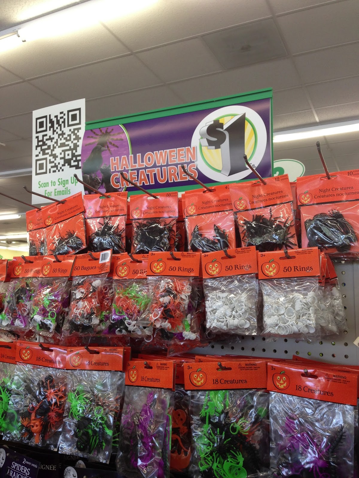 Fright Bites: Photo Report: Halloween 2013 Finds at Michaels and Dollar