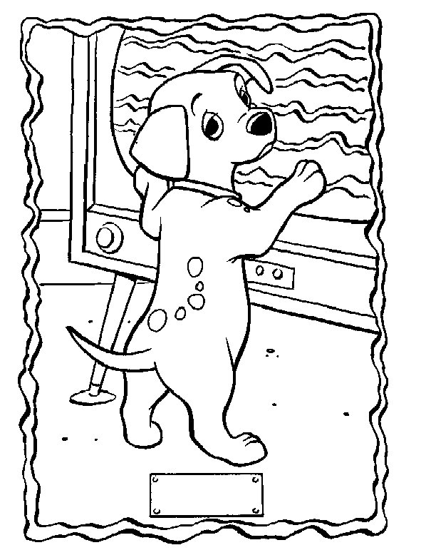 101 Dalmations Coloring Pages