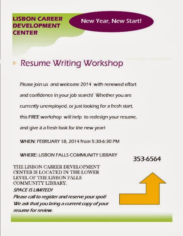 Resume Workshop Miami - The Lisbon Reporter Library resume workshop miami the lisbon reporter library