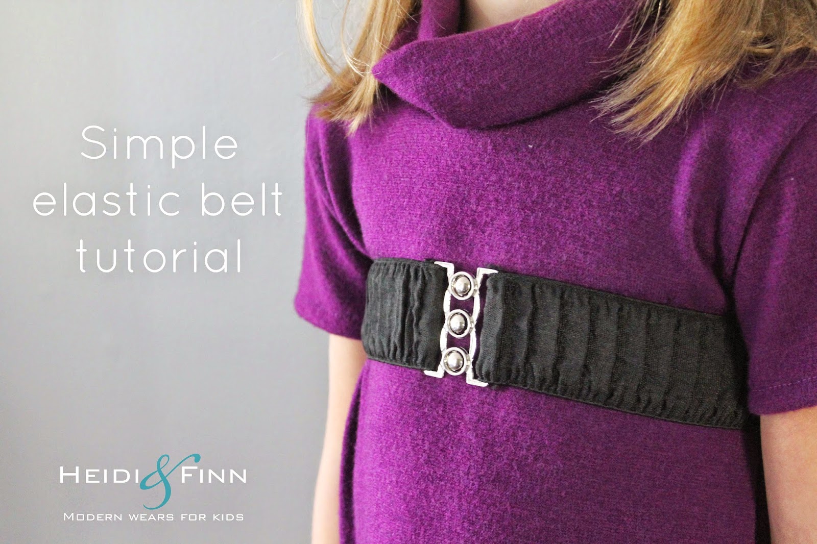 HeidiandFinn modern wears for kids How to make Elastic Belts x3 a
