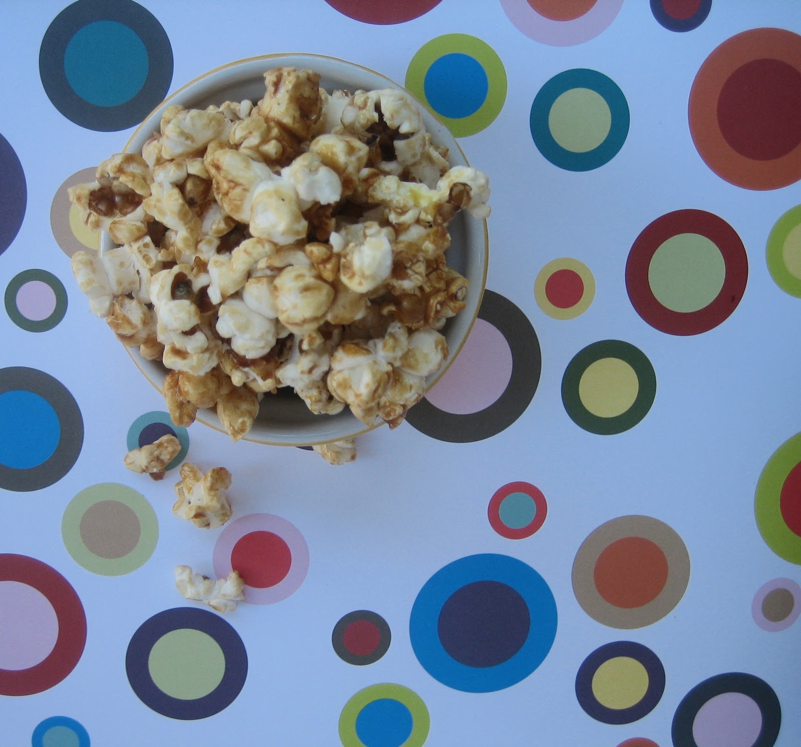 Whisked Away Caramel Popcorn made without refined sugars
