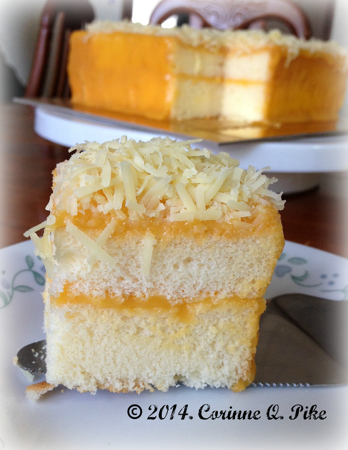 Heart of Mary Yema Cake