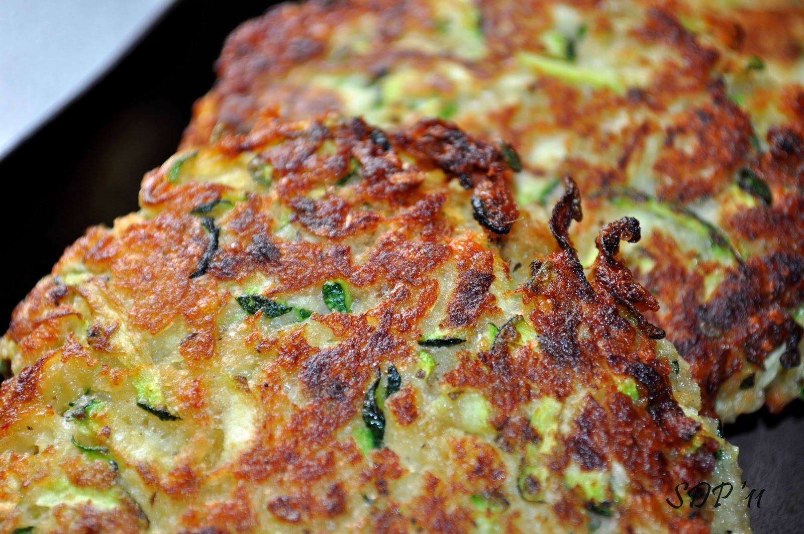 A Pocket Full Of Buttons Italian Zucchini Cakes {recipe}