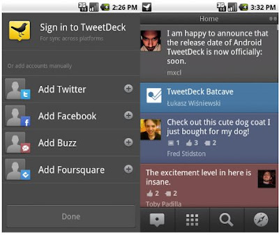 TweetDeck App Snapshot