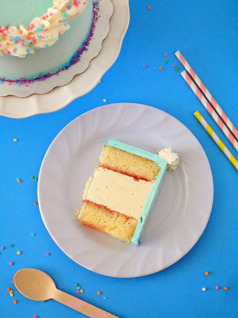 taste baking and caking adventures Vanilla Strawberry Ice Cream Cake