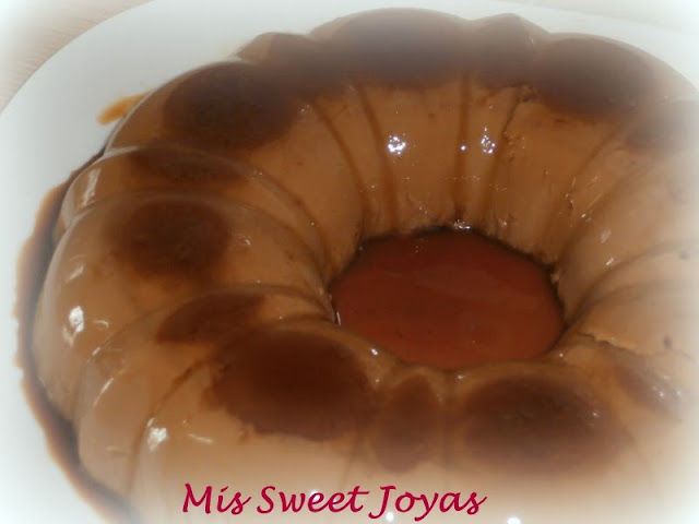 Flan De Chocolate Con Caramelo
