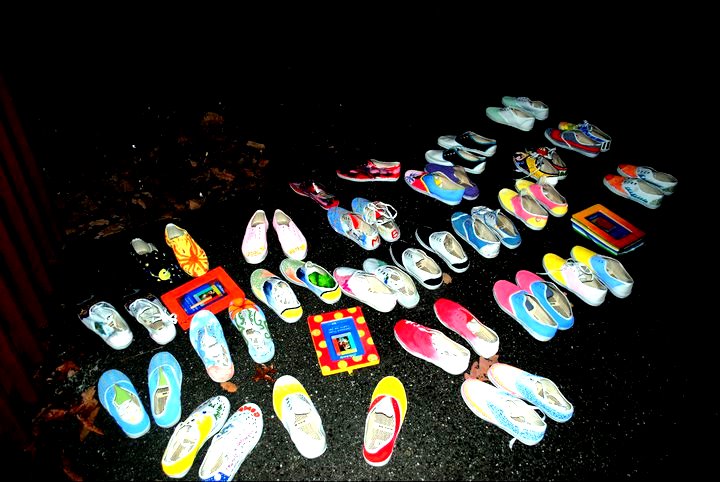 Canvas+shoes+painting