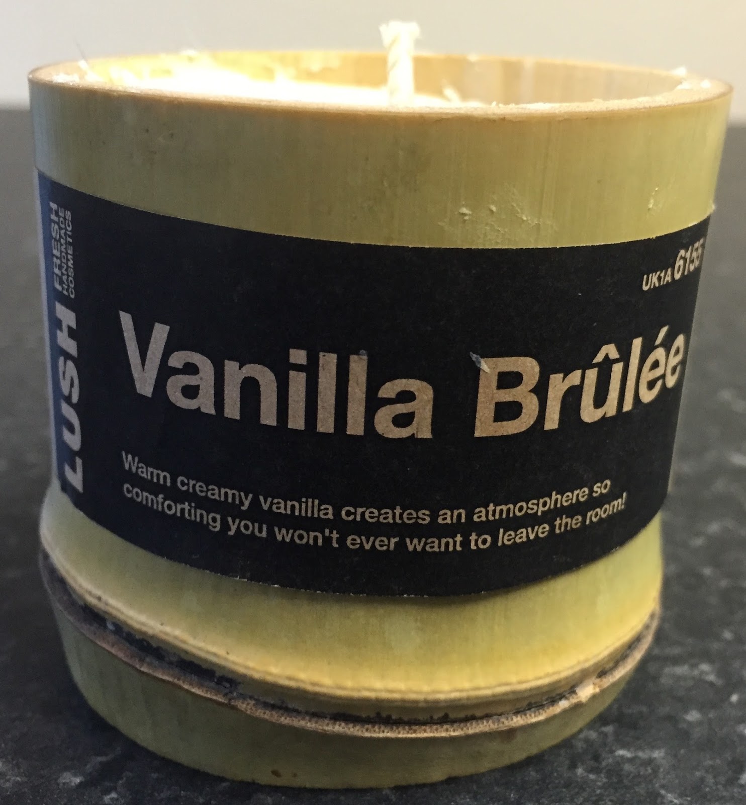 All Things Lush UK Vanilla Brûlée Candle