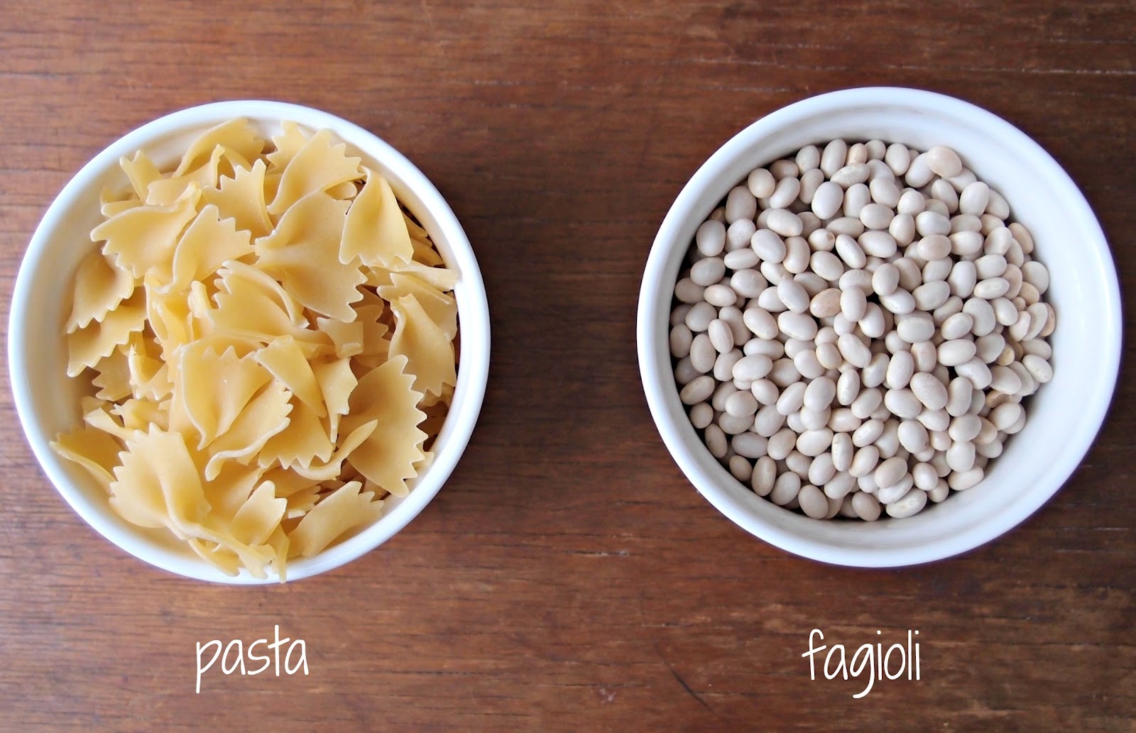 Milk and Honey Pasta Fagioli Pasta Fazool