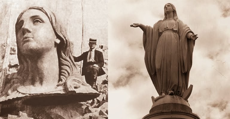 1908, Virgen del Cerro San Cristóbal