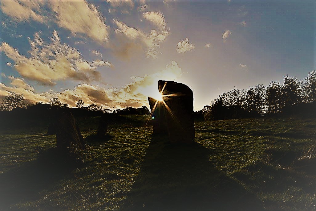 The stone circle.