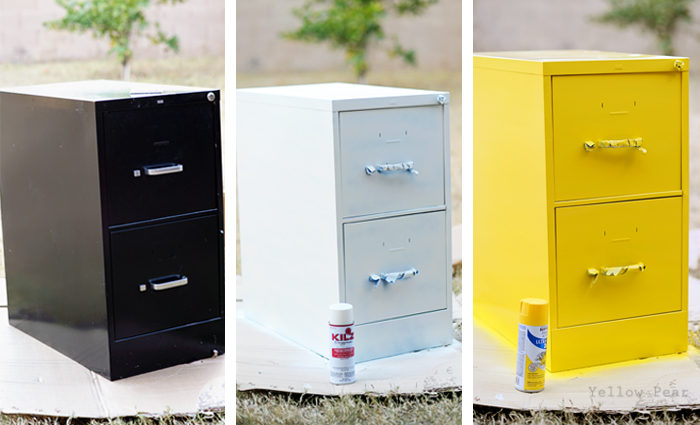Yellow Pear Blog Diy Filing Cabinet Desk