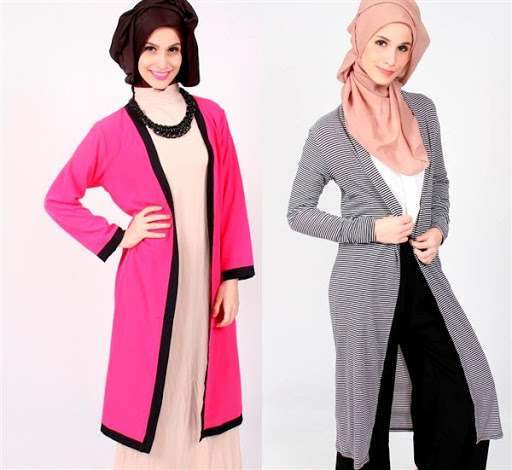 desain model cardigan muslimah terbaru 2017/2018 desain model cardigan muslimah terbaru 2017/2018