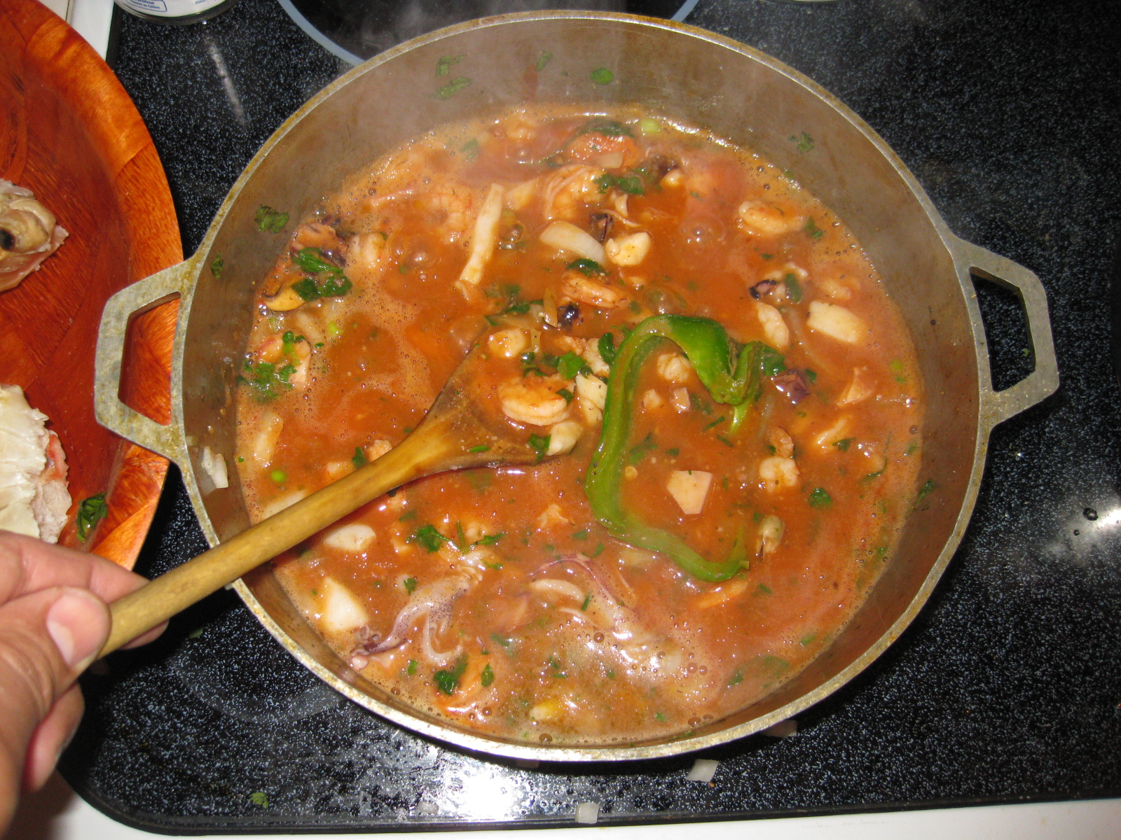 Diego's Food Blog Caribbean Seafood Soup with Dumplings and Coconut Milk