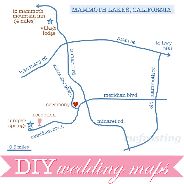 wedding map template