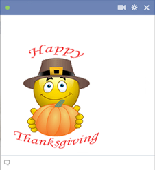 Happy Thanksgiving Emoticon
