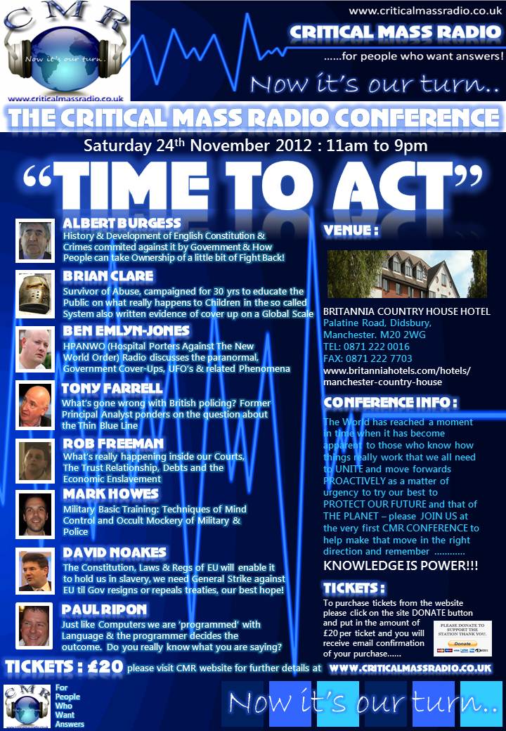 HPANWO Radio Critical Mass Radio Conference