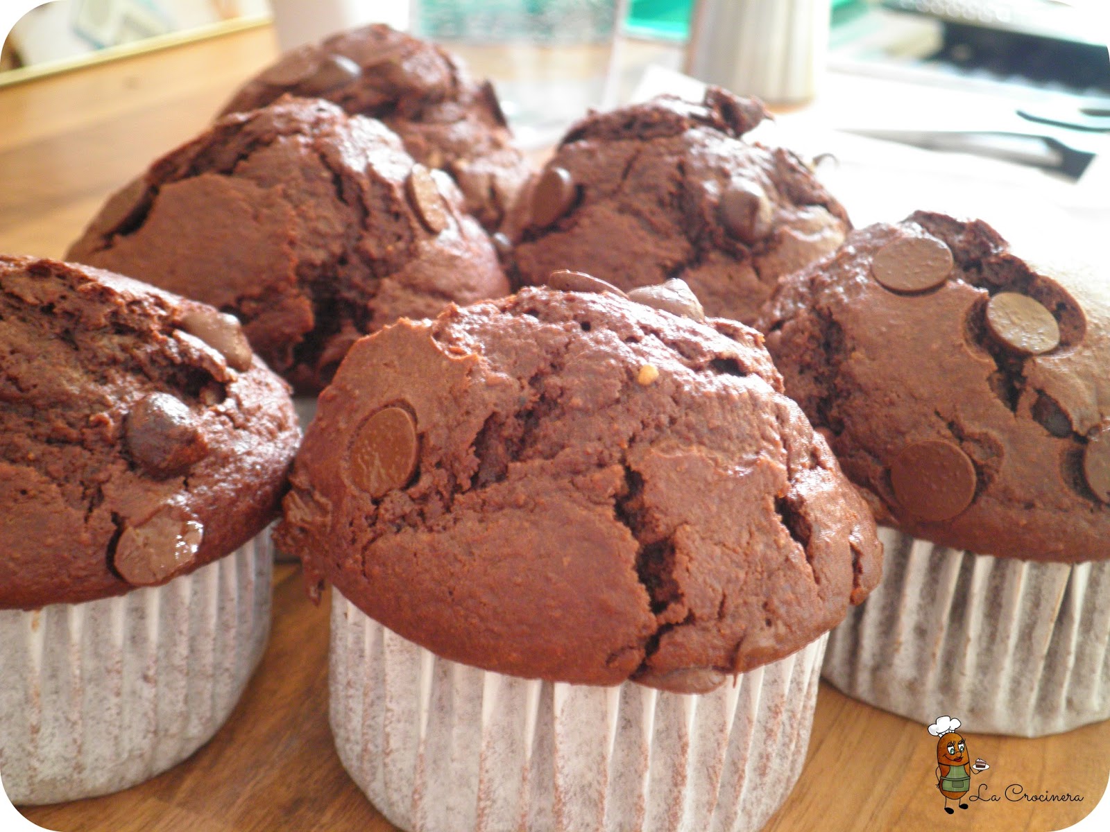 MUFFINS DE CHOCOLATE TIPO STARBUCKS La Crocinera