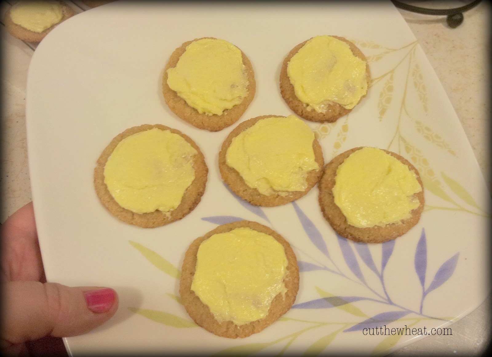 Chewy "Sugar" Cookies with Lemon Frosting Grain Free, Gluten Free