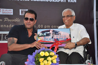 Sanjay Dutt & Priya donate a Mobile Mammography Screening Unit 