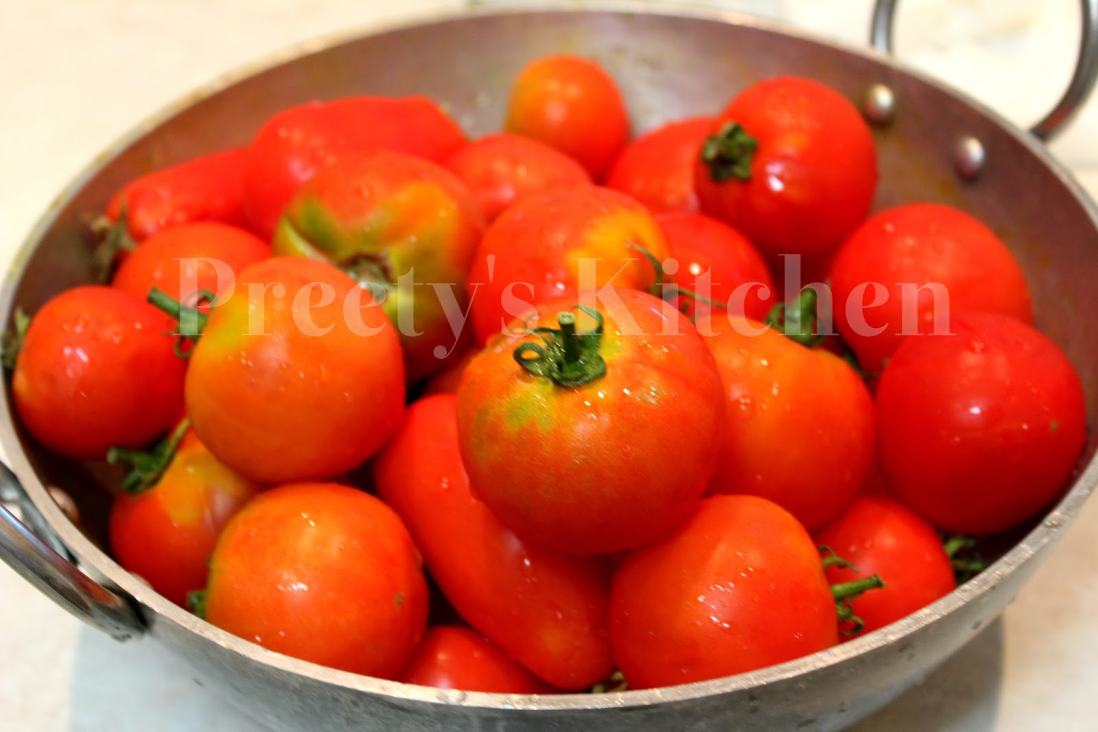 Preety's Kitchen How To Freeze Fresh Cut/Sliced/Diced Tomatoes