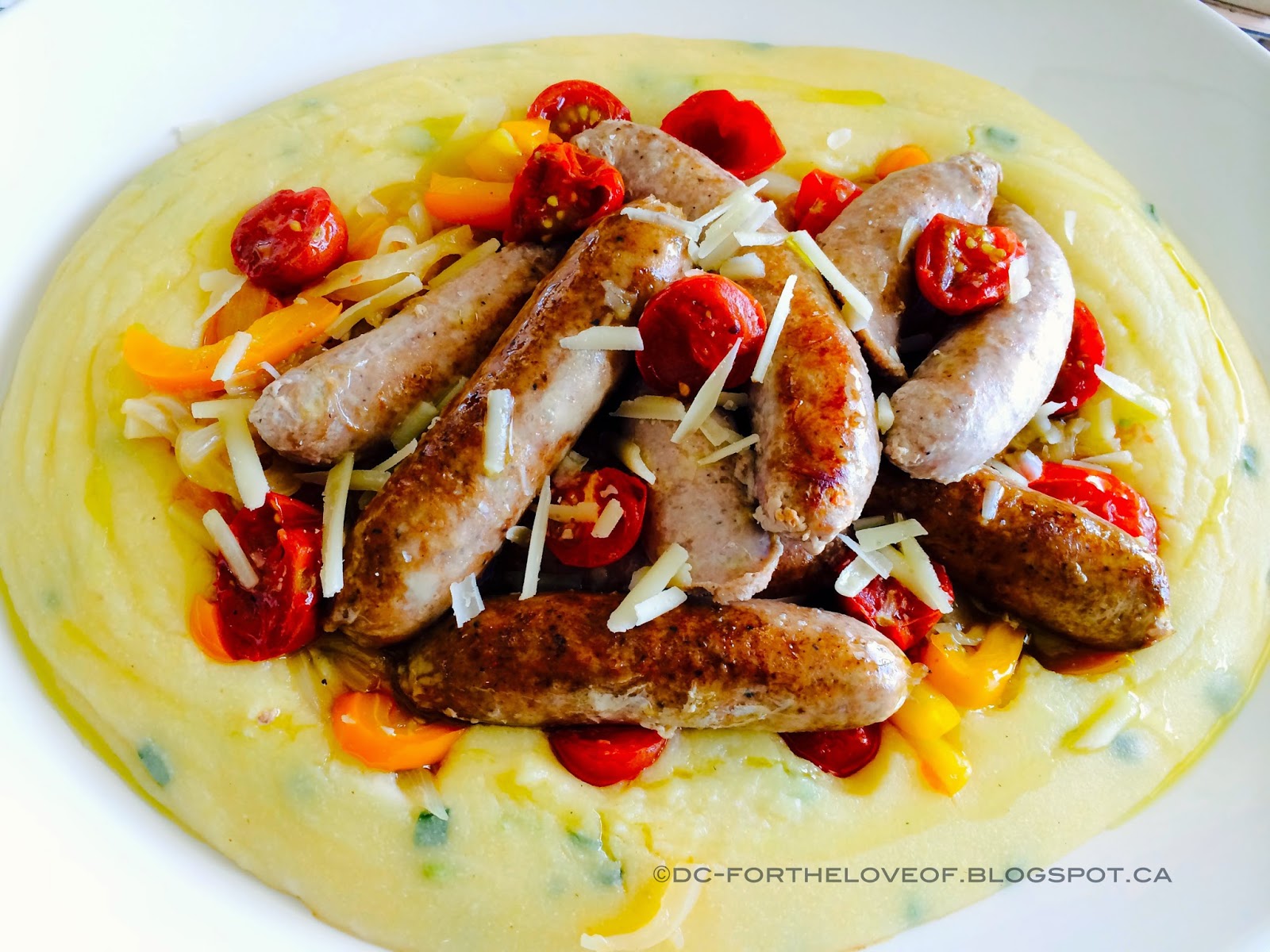 ...Sausage and Peppers with Polenta For the Love of...